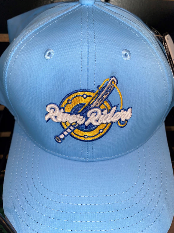 River Riders Hat Cool Blue Tube Logo